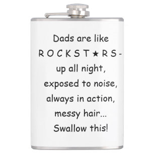 pocket flask for new dad, funny daddy-to-be gift