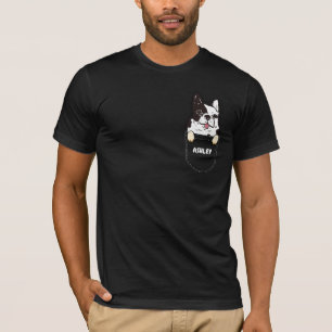 Pocket French Bulldog puppy cute dog T-Shirt