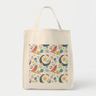 Pocket Full of Glimmers Celestial Boho Tote Bag