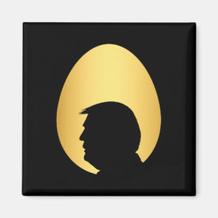 Pocket Golden Egg Hunt Trump 45 47 Silhouette Happ Magnet