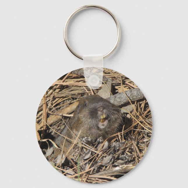 Pocket Gopher Key Ring (Front)