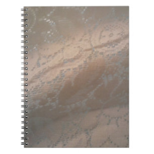 Pocket Journal with Beige Swirl Design
