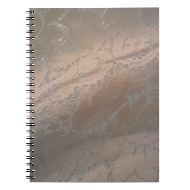 Pocket Journal with Beige Swirl Design  (Front)