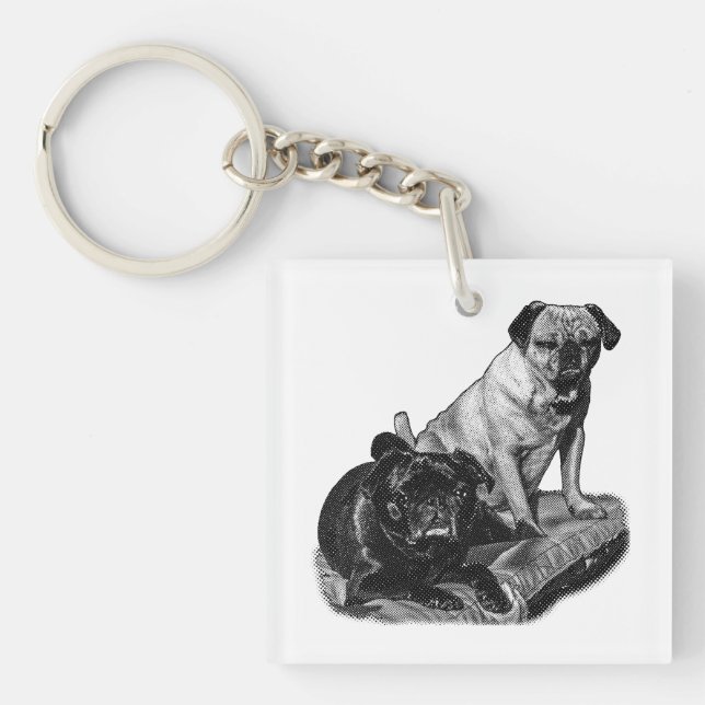 Pocket Joy, Animal Duo Key Ring (Front)