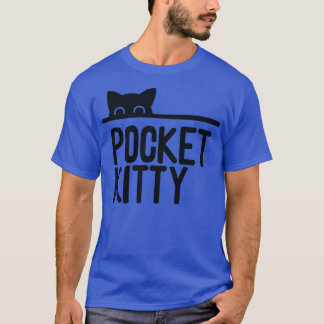 Pocket Kitty Minimalist by Tobe Fonseca T-Shirt
