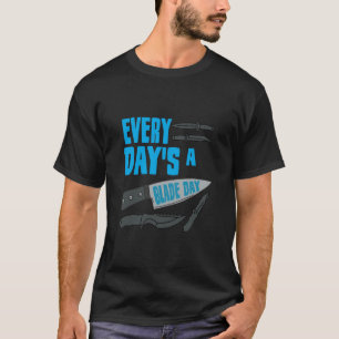 Pocket Knife Collector and Knives Collecting Black T-Shirt