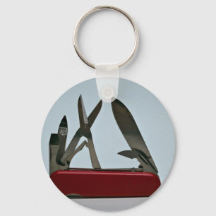 Pocket knife key ring