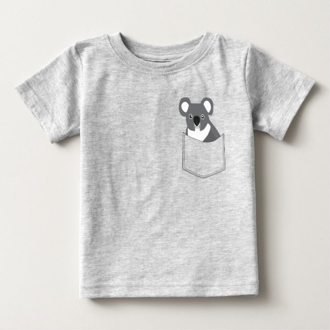 Pocket Koala Baby T-Shirt (Front)