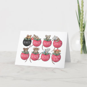 Pocket Mice, Back to School Holiday Card