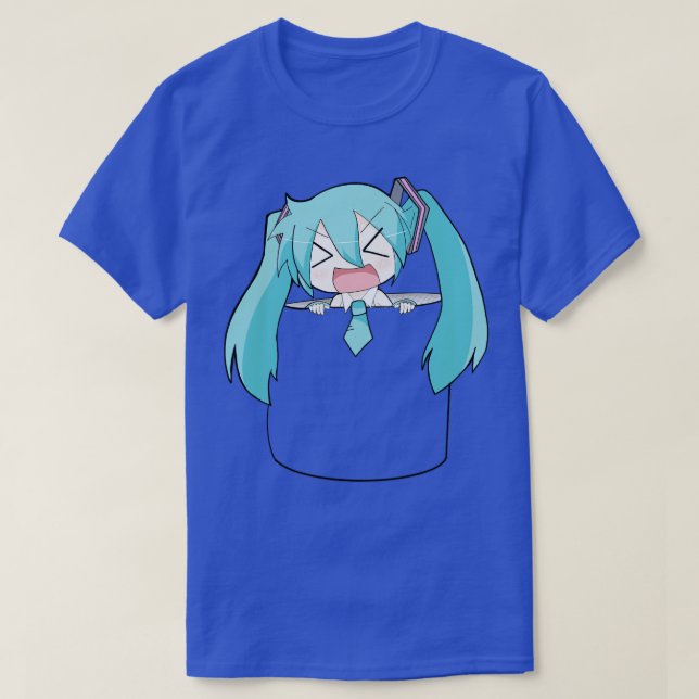 Pocket MIKU T-Shirt (Design Front)