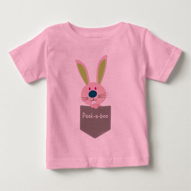 POCKET PALS :: Bunny Rabbit 1 Baby T-Shirt (Front)