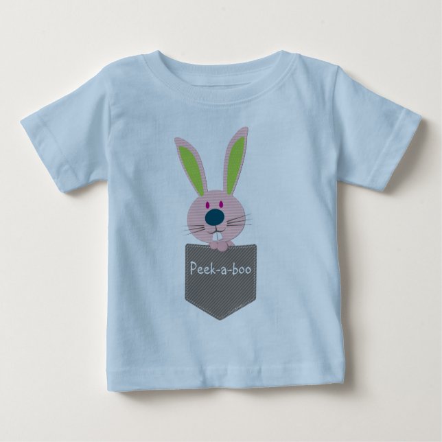 POCKET PALS :: Bunny Rabbit 1 Baby T-Shirt (Front)