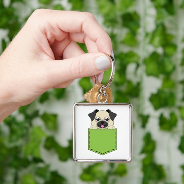 Pocket Pet Dog Key Ring (Hand)