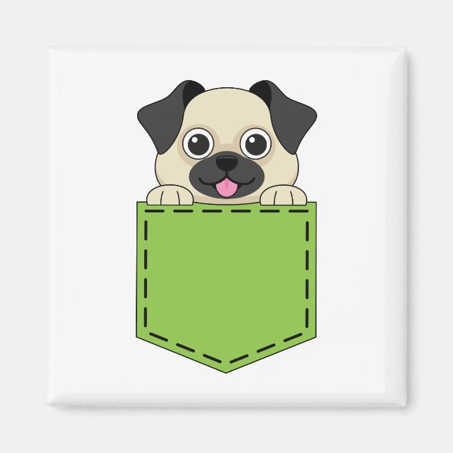 Pocket Pet Dog Magnet (Front)