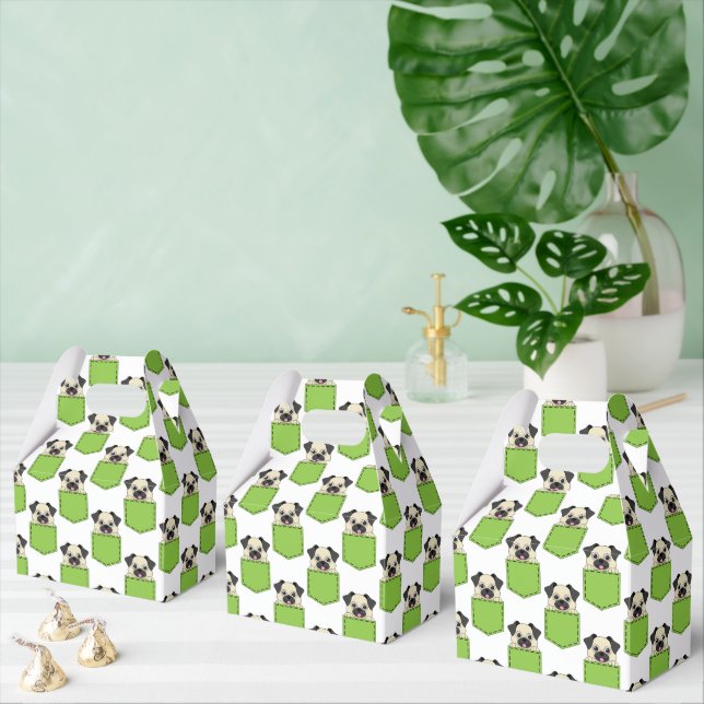 Pocket Pet Dog Pattern Favour Box (Multiple)