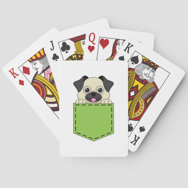 Pocket Pet Dog Playing Cards (Back)