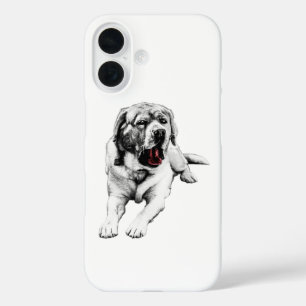 Pocket Pop – Red Tongue Lab iPhone 16 Case