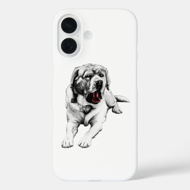 Pocket Pop – Red Tongue Lab Case-Mate iPhone Case (Back)