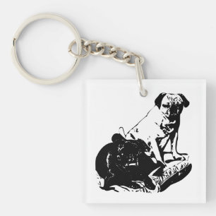 Pocket Pugs, Artistic Charm Key Ring