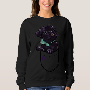 Pocket Puppiez - Pug Black Classic T-Shirt 479 Sweatshirt