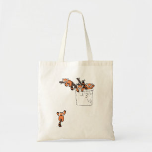 Pocket Red Panda Bears Tote Bag