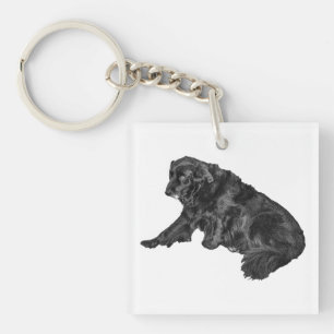 Pocket Retriever with Holiday Depth Key Ring