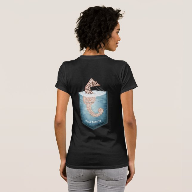 Pocket Seahorse  t-shirt (Back Full)