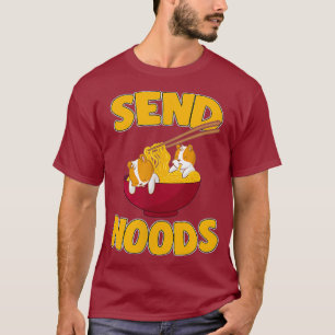 Pocket Send Noods Kawaii Gerbil Hamster Ramen T-Shirt