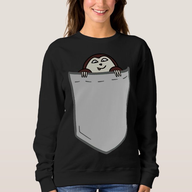 Pocket Sloth 133 Sweatshirt (Front)