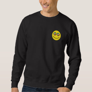 Pocket Smiling Face Summer Costume Happy Cute Smil Sweatshirt