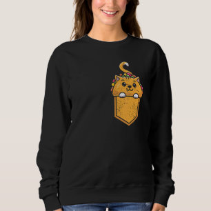 Pocket Taco Cat Pet Taqueria Tacos Taco Sweatshirt