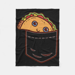Pocket Taco Tuesday Cinco De Mayo Mexican Food Foo Fleece Blanket