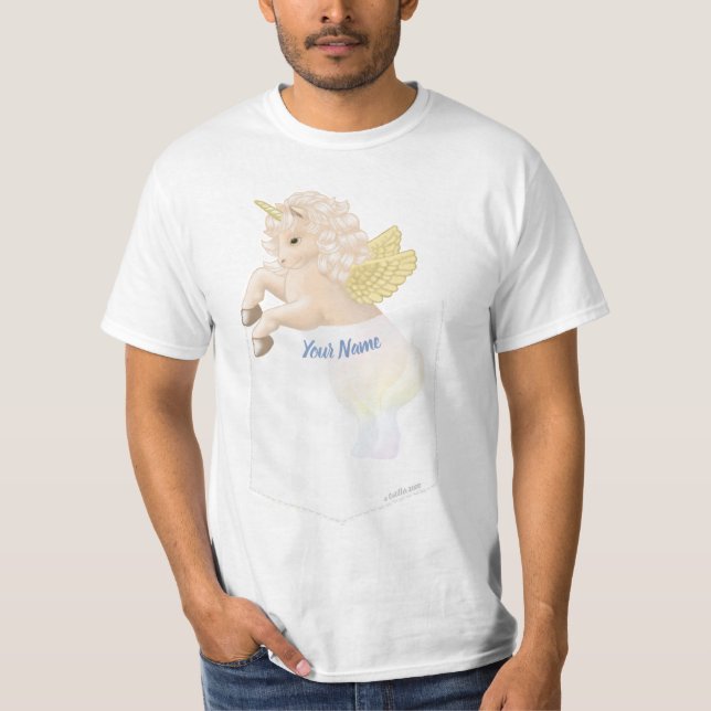 Pocket Unicorn  T-Shirt (Front)