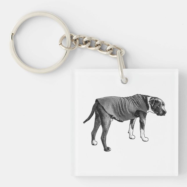 Pocket Vest, Steady Gaze Key Ring (Front)