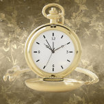 Pocket Watch Gold Casing Gift For Him<br><div class="desc">Gold coloured casing pocket watch! Outer casing made from premium alloy,  this classic timepiece is precision powered by Japanese movement. An awesome gift for a man! You can design yourself add whatever fits your gifting person!</div>