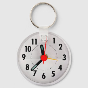 Pocket watch look key ring
