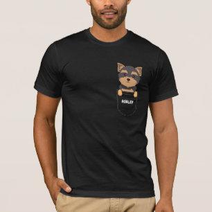 Pocket Yorkshire Terrier puppy cute dog T-Shirt