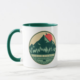 Pocono Mountains Pennsylvania Hiking Sunset Mug