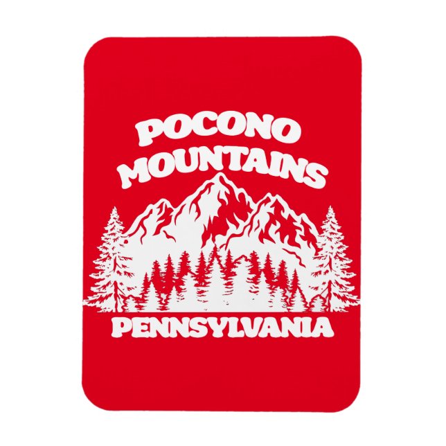 Pocono Mountains Pennsylvania Magnet (Vertical)