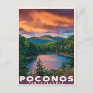 Pocono Mountains Pennsylvania Postcard