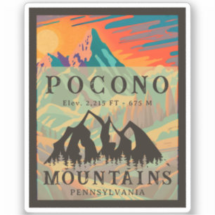 Pocono Mountains Pennsylvania - Retro Souvenirs