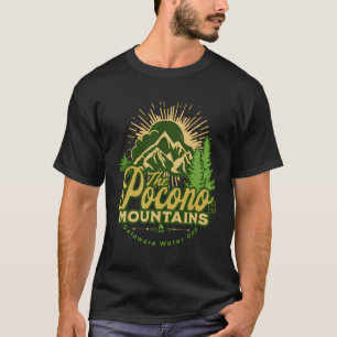 Poconos Mountains Pennsylvania Pa Hiking Camping S T-Shirt