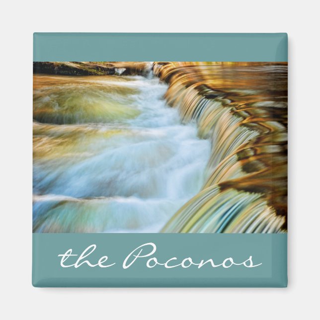 Poconos Waterfall Magnet (Front)