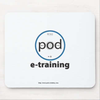 pod-e-training logo-branded mouse pad