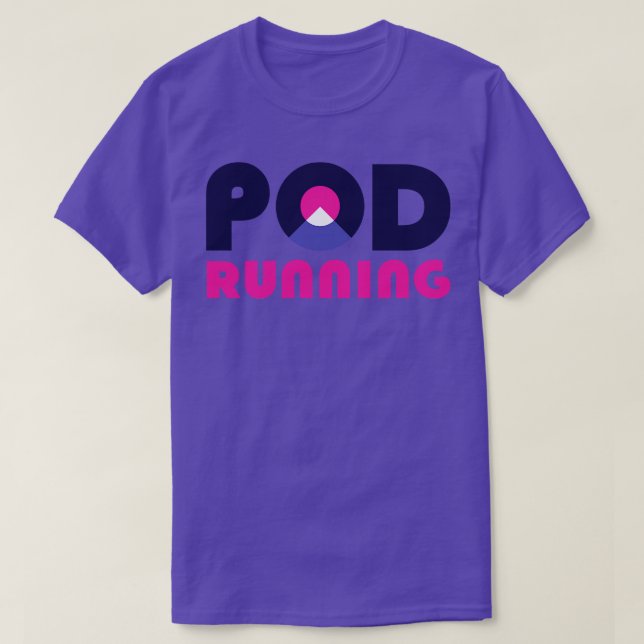 Pod Running Coach Buffalo NY T-Shirt (Design Front)