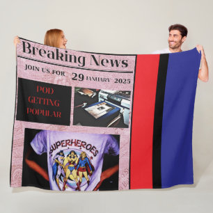 POD STUFF FLEECE BLANKET! BLANKET