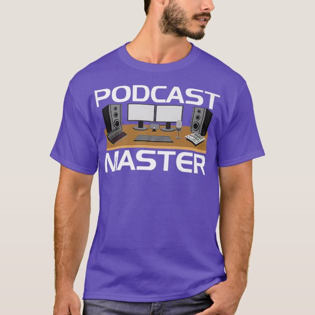 Podcast App Equipment Mixer Tshirt for (Front)