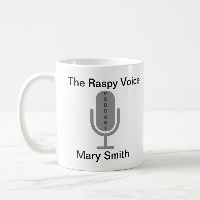 Podcast Coffee Mug (Left)