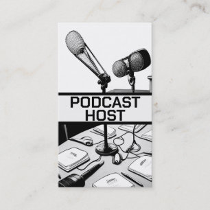 Podcast Host Business Card