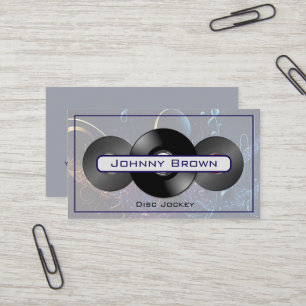 Podcaster DJ Disc Jockey Business Card